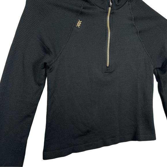 RHONE Breakaway Seamless Half Zip with Gold Zip Size Small - Picture 2 of 10
